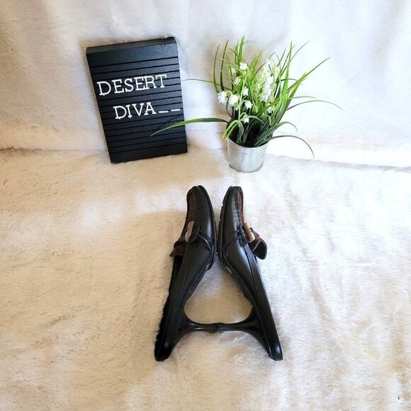 Goffredo Fantini Womens Shoes Leopard Print 36 Mules Genuine Italian Leather - Picture 8 of 9